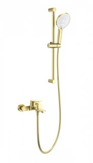 Смеситель для ванны с душевым гарнитуром Wonzon & Woghand WW-C2036-BG брашированное золото